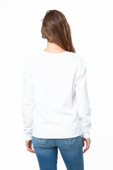 Manon Pullover In White Mona Star