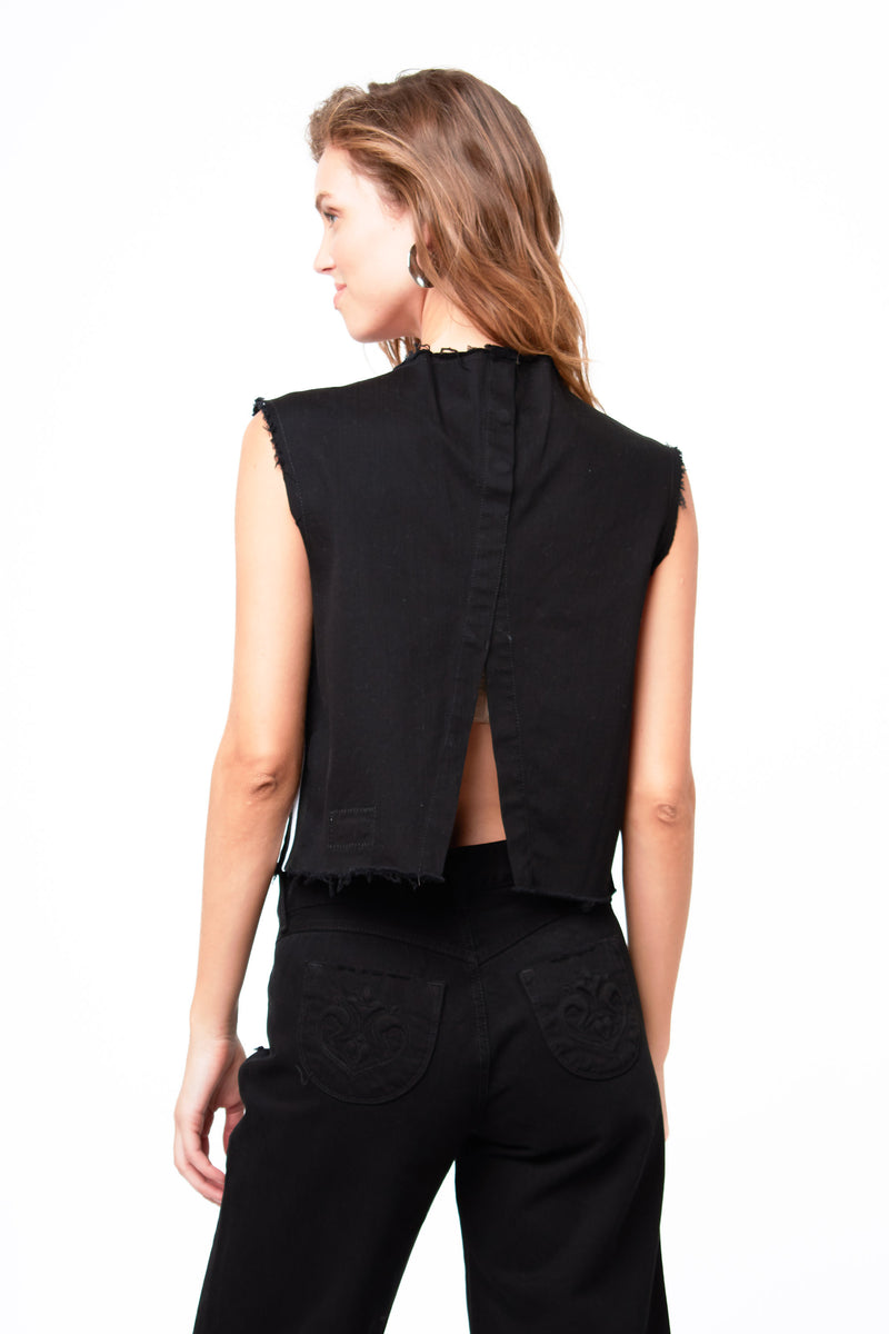 Selik Top In Black