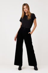 Lorna Wide Leg In Black Ruby