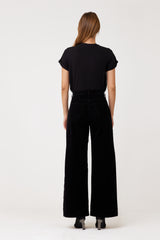 Lorna Wide Leg In Black Ruby