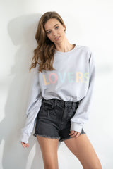 Maeve Sweatshirt In Grey Goose