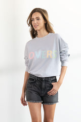 Maeve Sweatshirt In Grey Goose