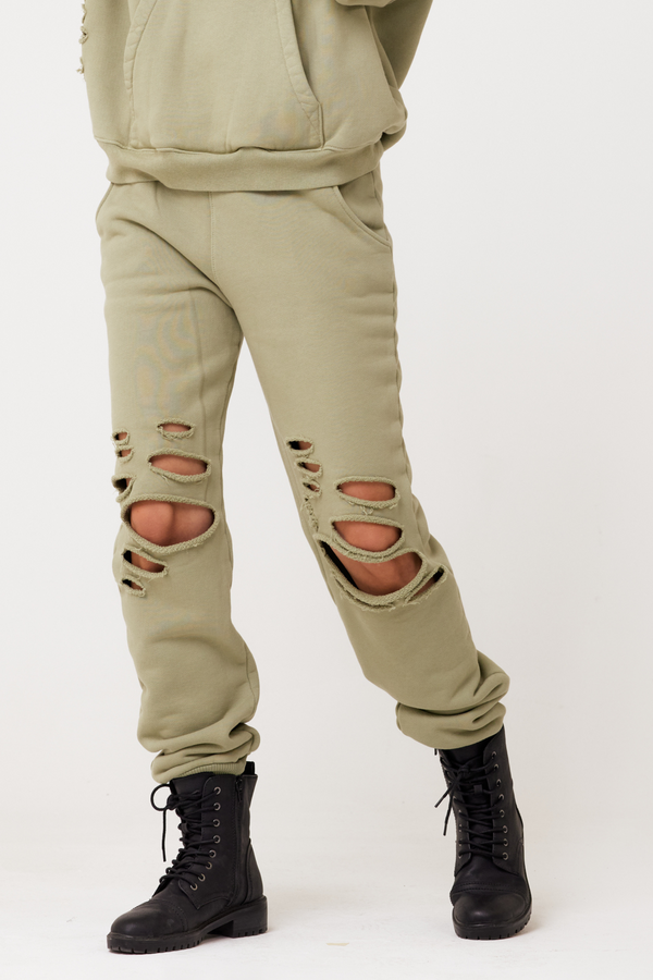 Kylee Jogger in Olive Jungle