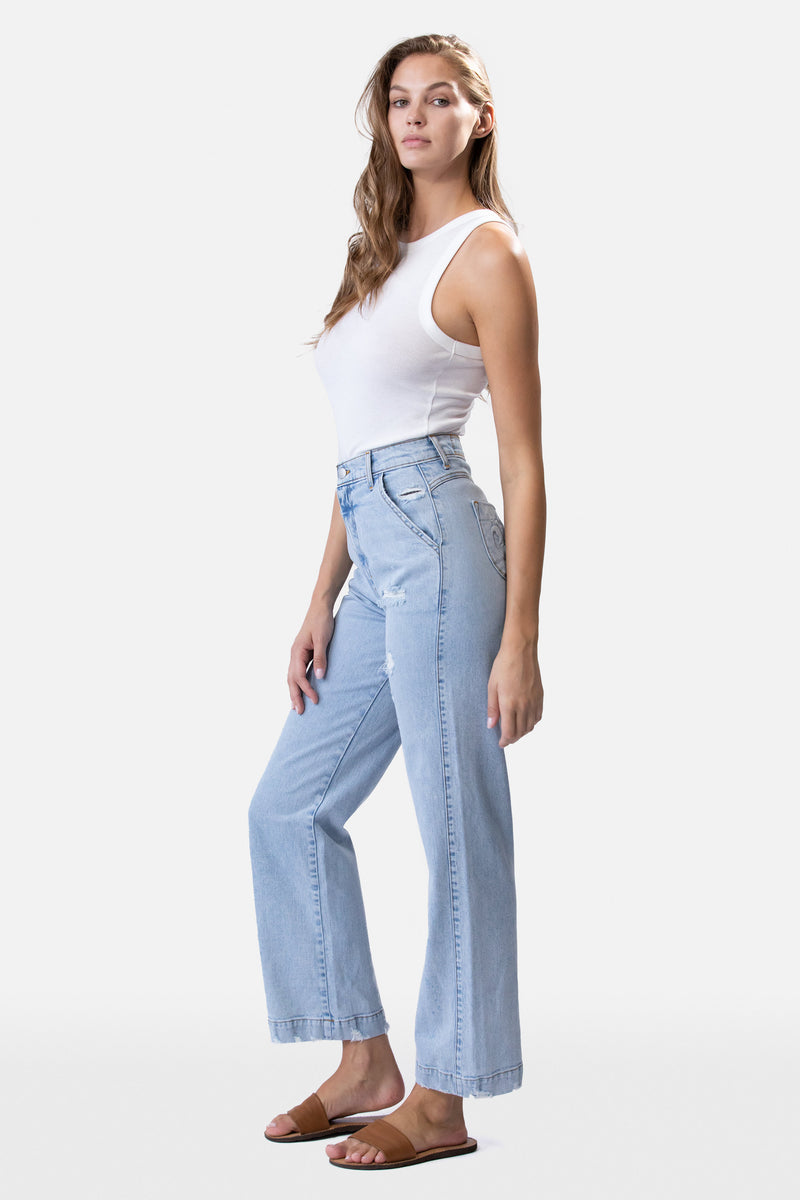 Meaghan Wide Leg In Thelma And Louise