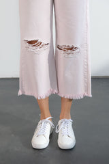 Milena Wide Leg In Pink Dolphin
